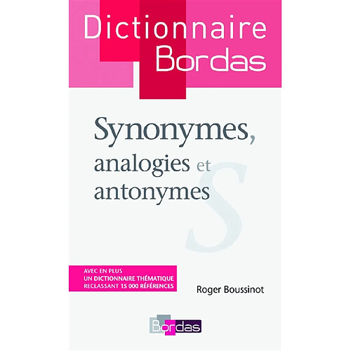 Synonymes, analogies et antonymes · Occasion