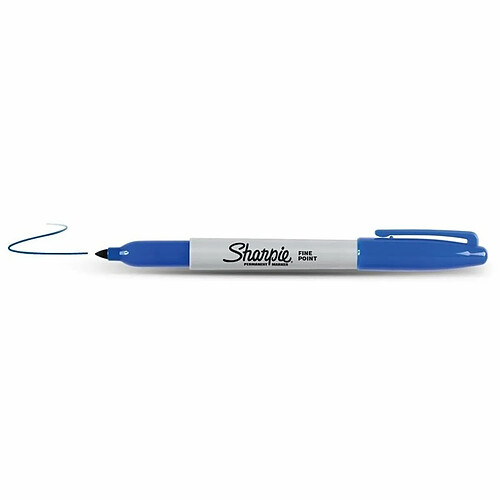 Marqueur permanent Sharpie Fine Point Bleu