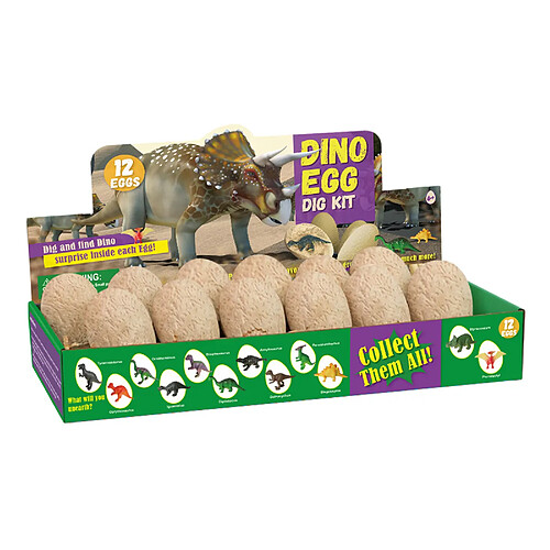 Dino Egg Creuser Kit Archéologie Fossile Jouets Amusants éducatifs Dino Egg 1