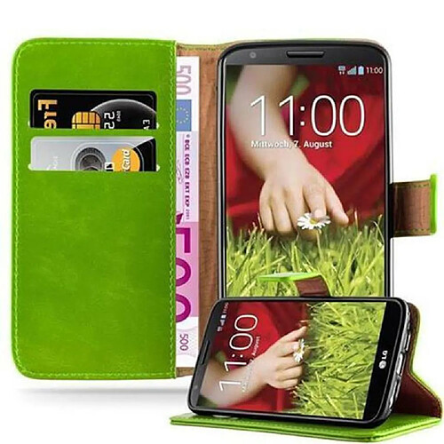 Cadorabo Coque LG G2 Etui en Vert