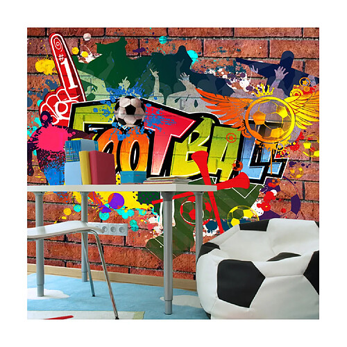 Artgeist Papier peint - Football fans! [350x245]