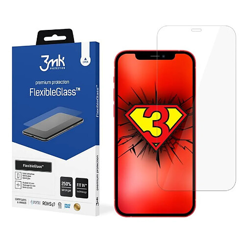 Max Protection Apple iPhone 12 Pro Max - 3mk FlexibleGlass