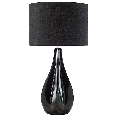 Beliani Lampe à poser SANTEE Noir