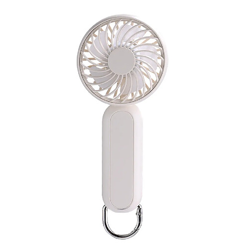 (Blanc) Nouveau Ventilateur de Poche Mini Ventilateur de Poche Chargeur Usb Ventilateur de Boucle de Montagne Portable