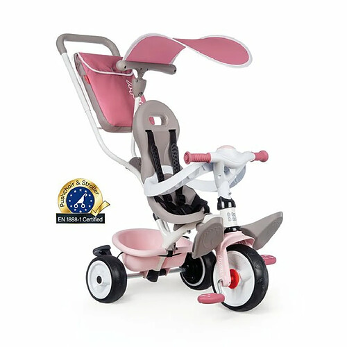 Smoby Tricycle Baby Balade Plus Rose