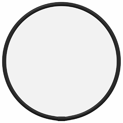 Maison Chic Miroir mural | Miroir Décoration pour Maison Salle de Bain Noir ? 20 cm Rond -GKD89273