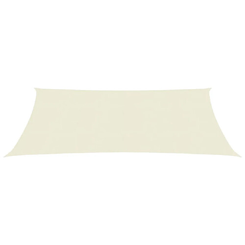 Helloshop26 Voile d'ombrage 160 g/m² crème 4 x 7 m pehd 02_0009099