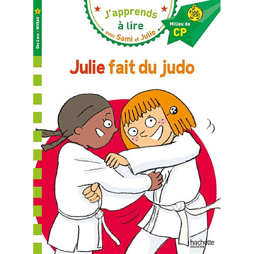 Julie fait du judo : milieu de CP, niveau 2