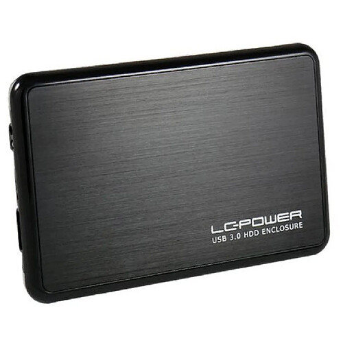 LC-POWER Boitier externe USB3.0 pour disque dur 2.5'' ALU Noir