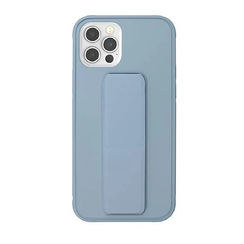 My Way Myway Coque pour iPhone 12/12 Pro avec fonction stand Bleu clair