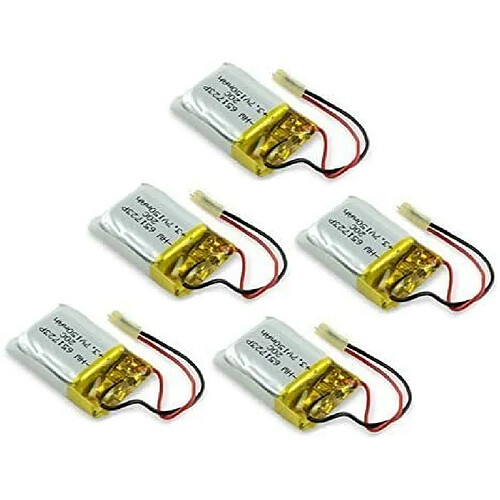 5pcs Batterie Lipo Rechargeable (3.7v, 150mAh Lipo) pour hélicoptère Rc Syma S107 S107G