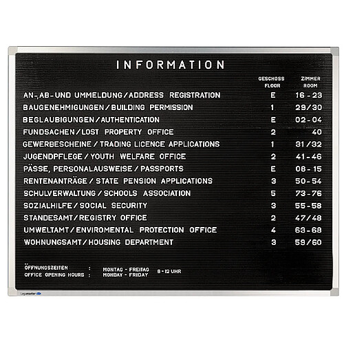 Legamaster Premium - Informatiebord - 60 x 80 cm