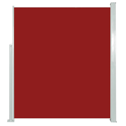 Maison Chic Auvent latéral rétractable de balcon | Store extérieur | Auvent solaire 160 x 500 cm Rouge -GKD79566