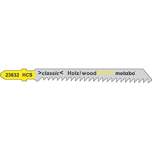 Metabo 100 lames de scies sauteuses, bois, profess. 74 / 4,0 mm