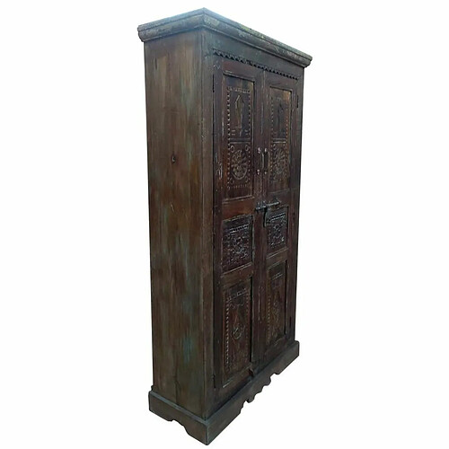 Armoire Alexandra House Living Marron Bois Recyclé 41 x 210 x 125 cm