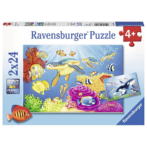 Ravensburger Puzzle 07815 kunterbunte Monde sous-Marin