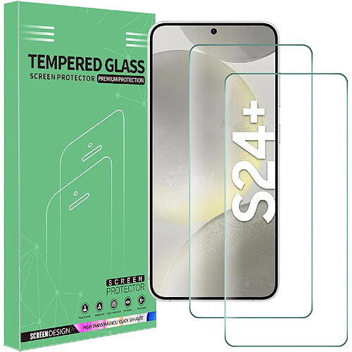 Verres Trempes X2 Pour Samsung Galaxy S24 Plus Little Boutik©