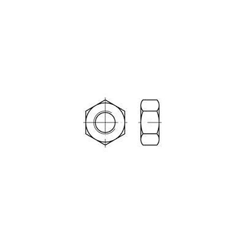 crou hexagonal TOOLCRAFT 131883 DIN 934 Acier 8 M6 100 pc(s)