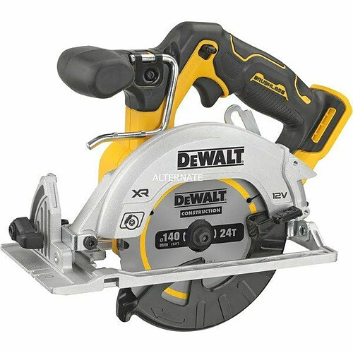 DeWalt DCS512NT-XJ Akku-Handkreissäge 12V inkl. Sägeblatt, AirLock-Adapter, Parallelanschlag, Spannhaken, TSTAK-Box (DCS512NT-XJ)