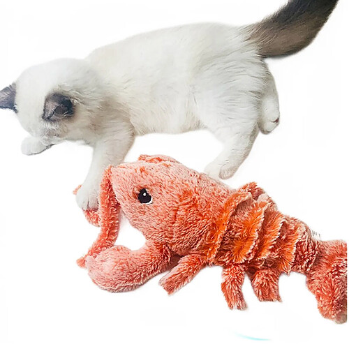 Universal Jouets électroniques pour chats Jouer pour les animaux de compagnie Charge USB électrique Jouets simulés en forme de homard Jouer pour les morsures