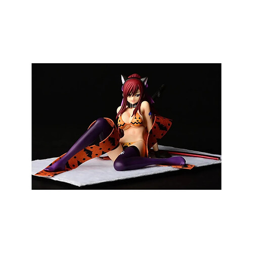 Orca Toys Fairy Tail - Statuette 1/6 Erza Scarlet Halloween CAT Gravure_Style 13 cm