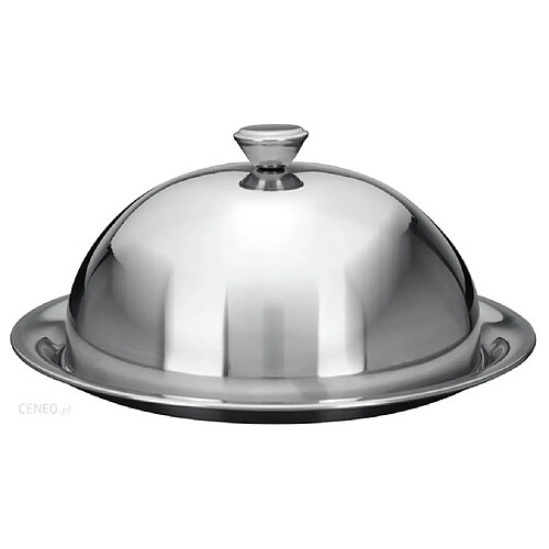 Excellent Houseware Plateau de service avec cloche Acier inoxydable