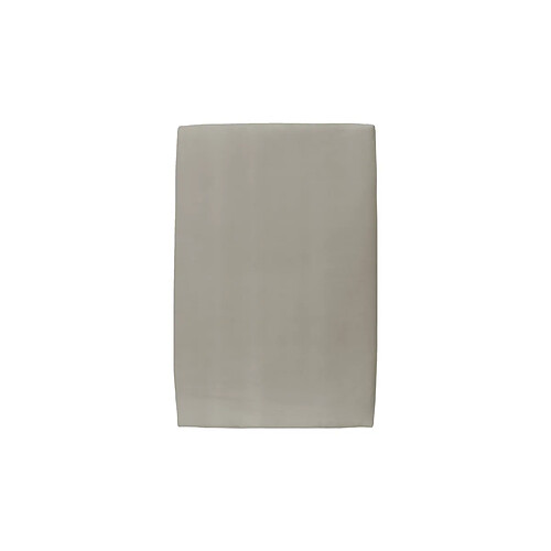 Sommeil de plomb Tete de lit Tapissée Velours Taupe L 90 cm - Ep 10 cm rembourré