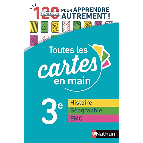 Toutes les cartes en main, histoire, géographie, EMC 3e