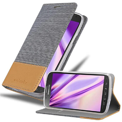 Cadorabo Coque Samsung Galaxy S4 ACTIVE Etui en Gris