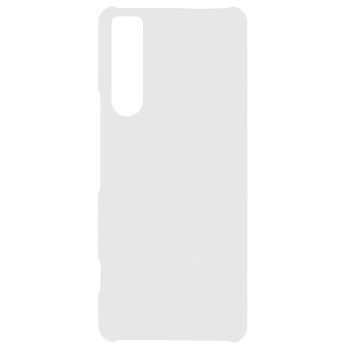 Coque en TPU Anti-empreintes, caoutchouté, brillant anti-décoloration pour votre Sony Xperia 5 IV 5G - blanc