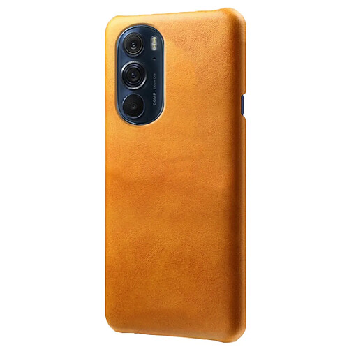 Coque en TPU + PU orange pour votre Motorola Edge X30