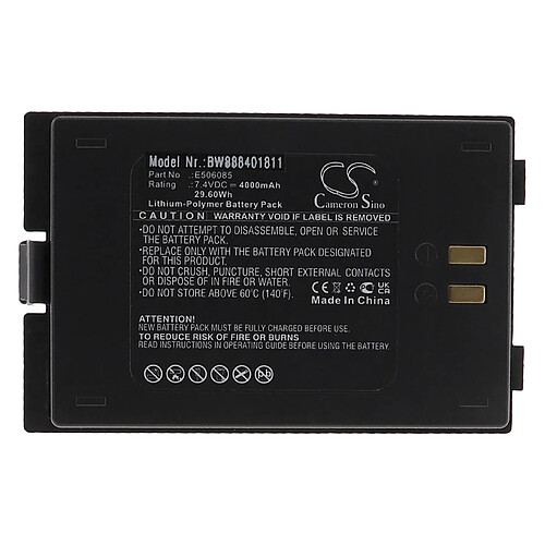 vhbw Batterie compatible avec Satlink WS-6916 outil de mesure (4000mAh, 7,4V, Li-polymère)