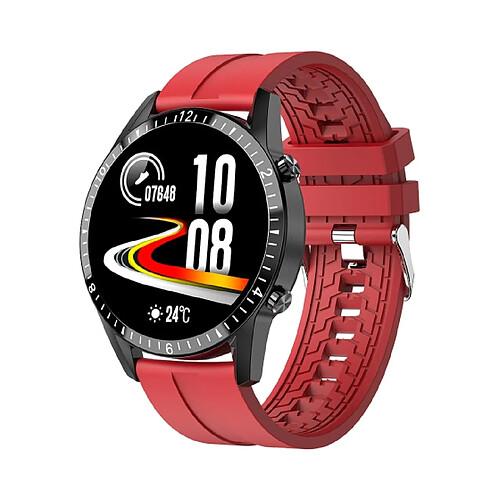 Universal Smartwatch Rouge Téléphone Portable Touch Screen Sport Fitness Watch IP67 Étanche Connexion Bluetooth Android IOS Smartwatch Homme |