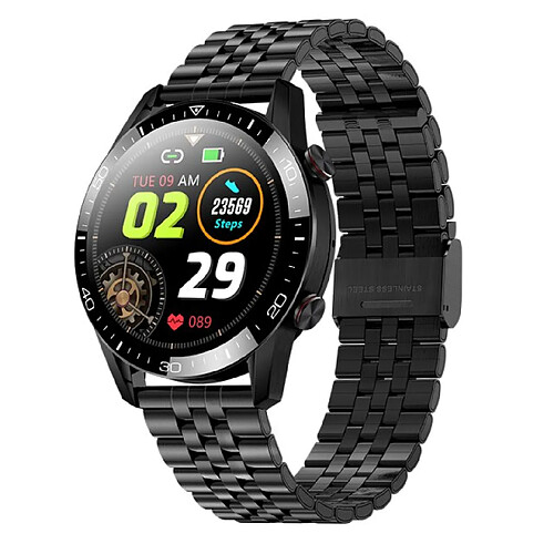 Universal Smartwatch Homme Full Touch Sport Fitness Watch IP68 Imperméable Bluetooth pour IOS Smartwatch Homme | Smartwatch (Noir)