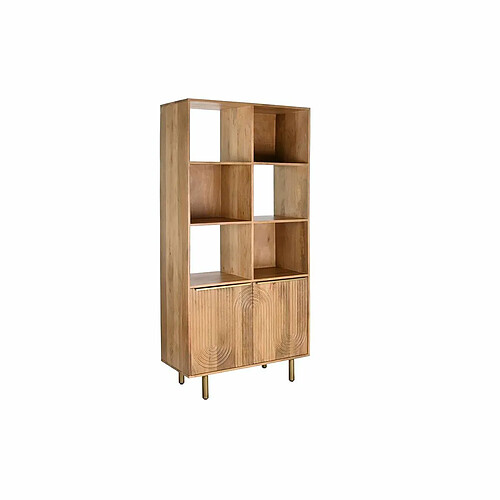 Étagère DKD Home Decor Doré Naturel Bois de manguier 90 x 40 x 180 cm (1)