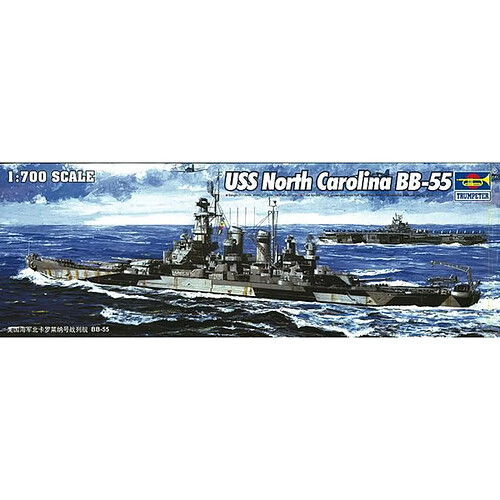 USS North Carolina BB-55 - 1:700e - Trumpeter