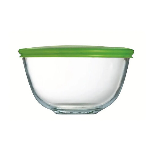 PYREX Bol de préparation + couvercle en plastique 14 cm transparent