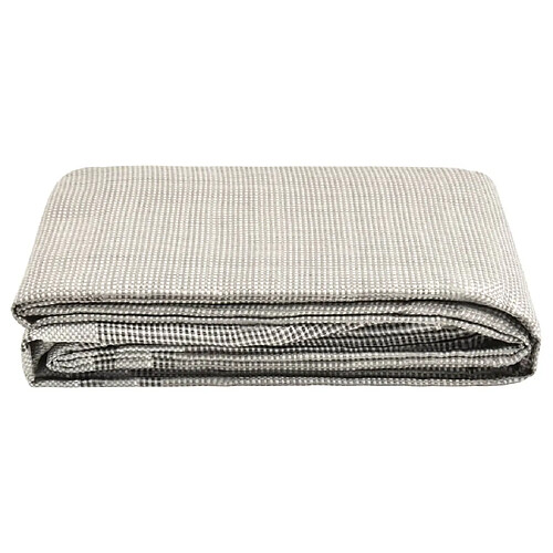 vidaXL Tapis de tente 650x300 cm Gris foncé