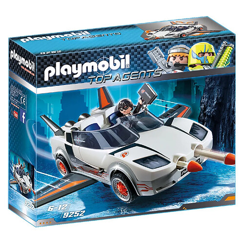 Playmobil® PLAYMOBIL VOITURE DE L AGENT PILOTE 9252