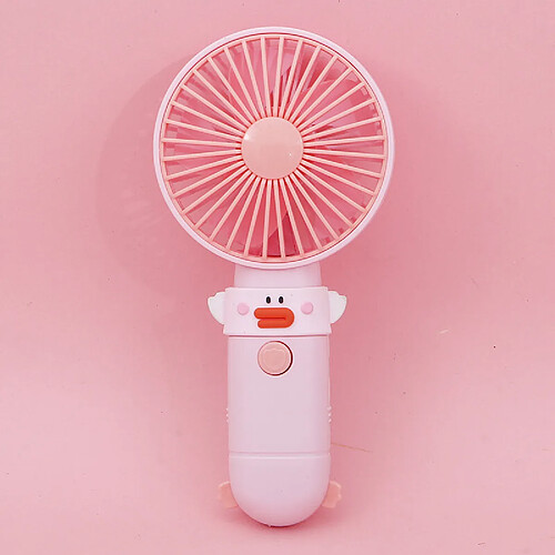 (StyleG) Mini Ventilateur Portatif Portatif Rechargeable par Alimentation Usb Design Mignon En Forme de Dessin Animé