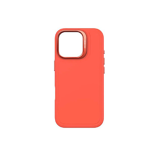 Decoded Coque pour iPhone 16 Pro Gamme Stacks MagSafe en Silicone Antimicrobienne Orange