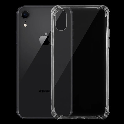 Wewoo Coque Étui de protection souple ultra-mince en TPU pour iPhone XR (transparent)