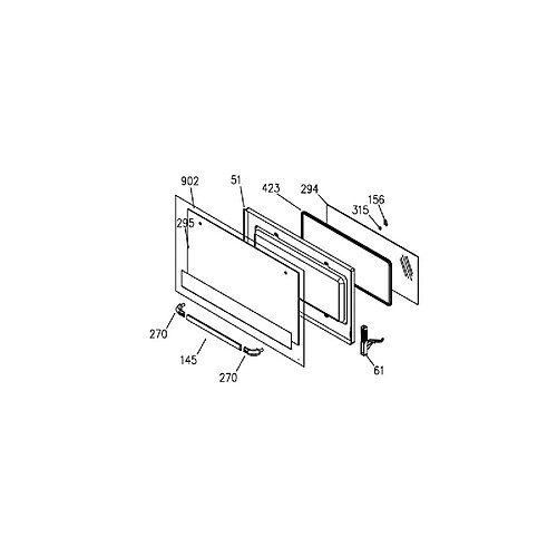 AIRLUX Vitre expterieure repere 295