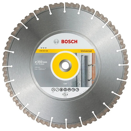 BOSCH Disques diamantés (x10) Ø350mm Best for Universal - 2608603636