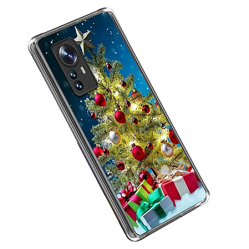 Coque en TPU anti-chute pour votre Xiaomi 12 Pro 5G/12S Pro 5G/12 Pro (Dimensity)5G - Sapin de Noël