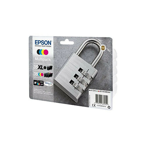 Pack de Cartouche d encre Epson Cadenas noir XL+ 3 couleurs