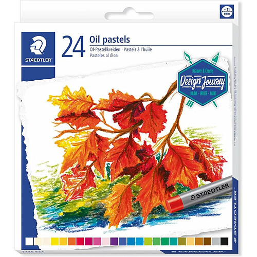 STAEDTLER Pastel à l'huile Design Journey, étui carton de 24 ()