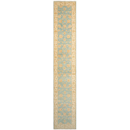 Vidal Tapis de couloir en laine 446x79 beige Kaizar