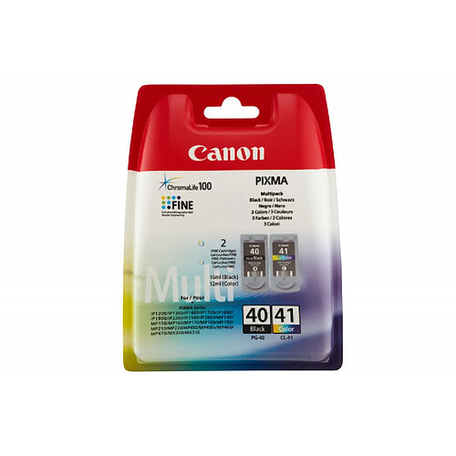 Multipack de cartouches d encre Noir + Couleur Canon PG 40 CL 41