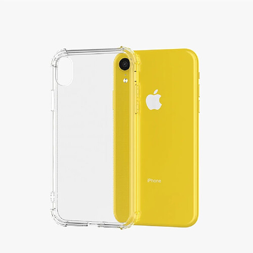 Wewoo Coque Souple TPU antichoc transparente pour iPhone XR transparente